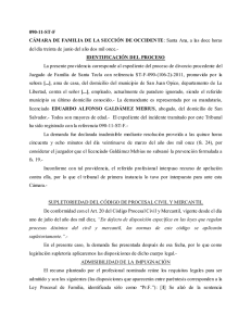 Santa Ana, a las doce horas del día treinta de junio del año dos m