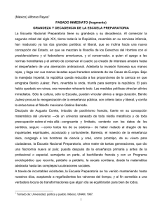 1 (México) Alfonso Reyes1 PASADO INMEDIATO (fragmento