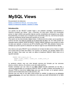 MySQL Views - Creative People