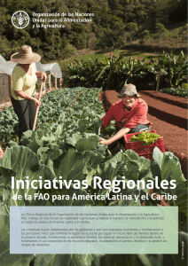 Iniciativas Regionales de la FAO para America Latina