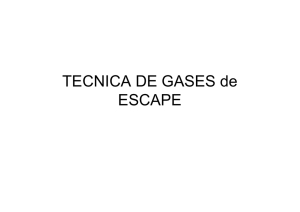 TECNICA DE GASES de ESCAPE
