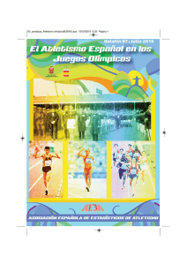 El Atletismo Español en los Juegos Olímpicos