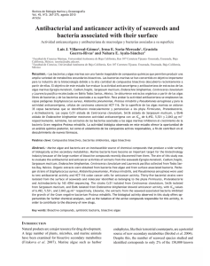 Antibacterial and anticancer activity of seaweeds