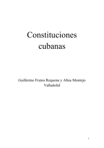 Constituciones de Cuba