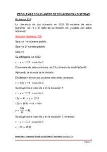solución planteo 138 - Problemas de Matemáticas Resueltos