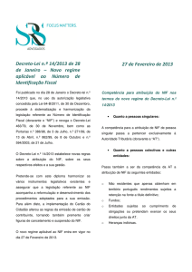 Decreto-Lei n.º 14/2013 de 28 de Janeiro – Novo