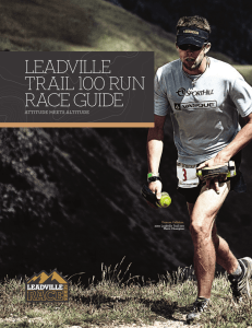 leadville trail 100 run race guide