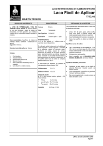 Boletin Técnico - Pinturas Sherwin