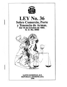 LEY No. 36