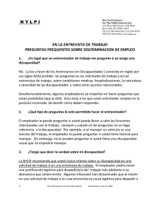 nylpi en la entrevista de trabajo preguntas frequentes sobre