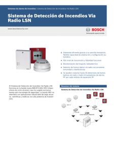 Sistema de Detección de Incendios Vía Radio LSN
