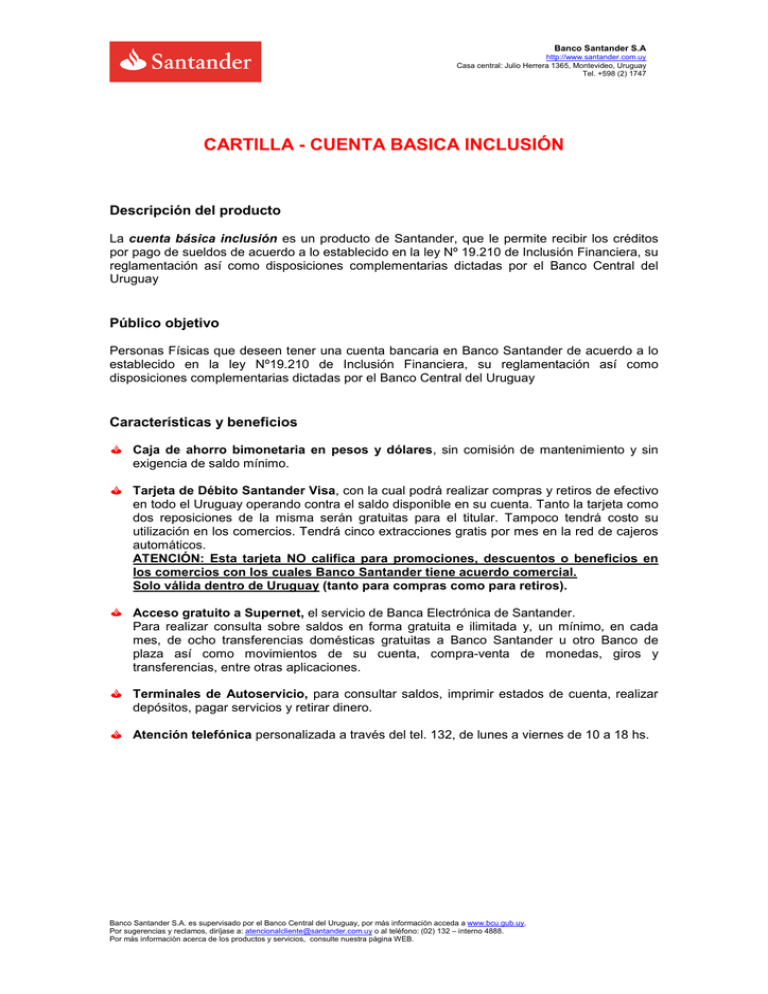 CARTILLA CUENTA BASICA INCLUSIÓN