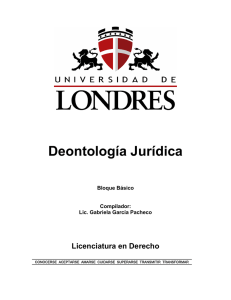 Deontolog&iacute;a Jur&iacute;dica