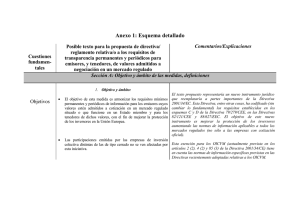 Consulta sobre las obligaciones de transparencia para los emisores