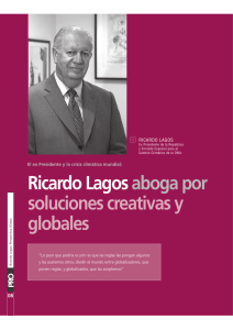 Ricardo Lagos aboga por soluciones creativas y