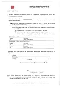 solicitud prestación de jubilación cotizacion complementaria al reta