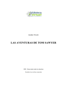 Las aventuras de Tom Sawyer - Biblioteca Virtual Universal