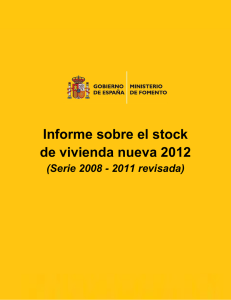 `stock` de vivienda nueva 2012
