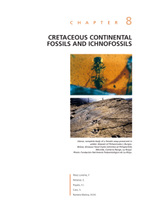 cretaceous continental fossils and ichnofossils
