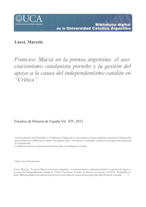 Francesc Macià en la prensa argentina: el