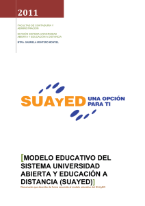 modelo educativo del sistema universidad abierta y - FCA