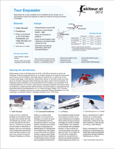 Tour Esquiador - skitour chile
