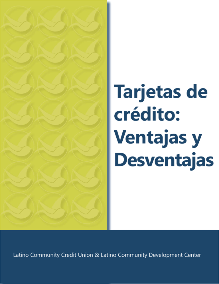 Tarjetas de crédito Ventajas y Desventajas