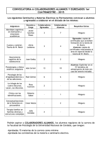 convocatoria a colaboradores alumnos y egresados