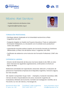 Máximo Giordano - Fundación EMPRETEC