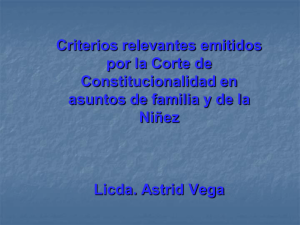 Doctrina legal en asuntos de familia por Astrid Vega