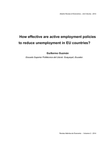 How effective are active employment policies to reduce