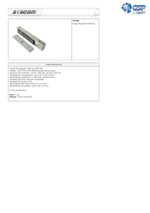 YM280 Chapa Magnética 600 lbs. CARACTERÍSTICAS