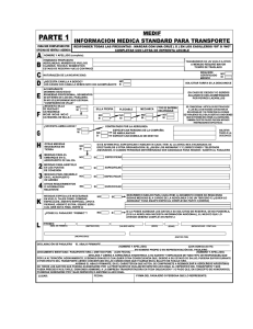 medif parte 1 informacion medica standard para transporte