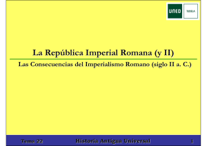 La República Imperial Romana (y II)