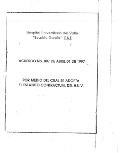 Acuerdo 007 de Abril de 1997 ESTATUTO CONTRACTUAL