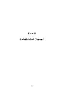 Relatividad General - Universidad de Granada