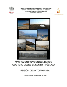 Propuesta de Zonificacion - Gobierno Regional de Antofagasta