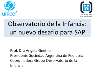 Observatorio de la Infancia - Sociedad Argentina de Pediatria