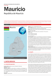 Mauricio - Ministerio de Asuntos Exteriores y de Cooperación