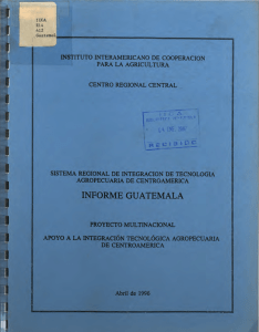 SISTEMA REGIONAL DE INTEGRACION DE TECNOLOGIA