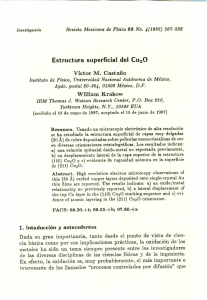 Estructura superficial del CU20