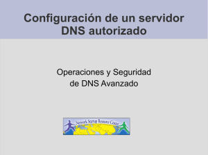 Configuración de un servidor DNS autorizado