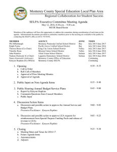 EC Agenda 05-12-16 - Monterey County Office of Education