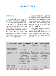 Hepatitis B - Asociación Española de Pediatría