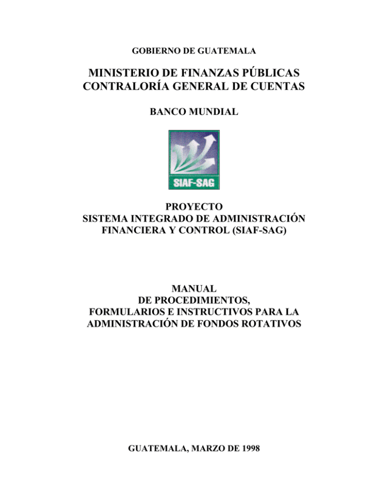 Procedimientos, Formularios E Instructivos Para La Administración