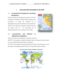 i. localización geográfica del perú