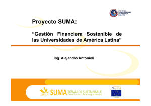 Presentacion del Proyecto SUMA - Evento Externo