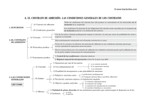 4. el contrato de adhesión. las condiciones generales de los contratos