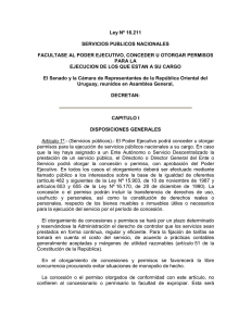 LEY 16.211 - Cámara de Telecomunicaciones del Uruguay