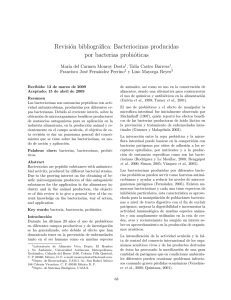 Bacteriocinas producidas por bacterias probióticas - UAM-I